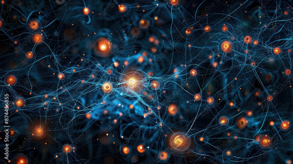 Poster Abstract representation of a digital information network