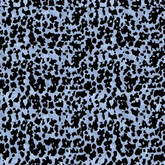 Obraz premium Stylish Light Blue Distressed Leopard Spot Design