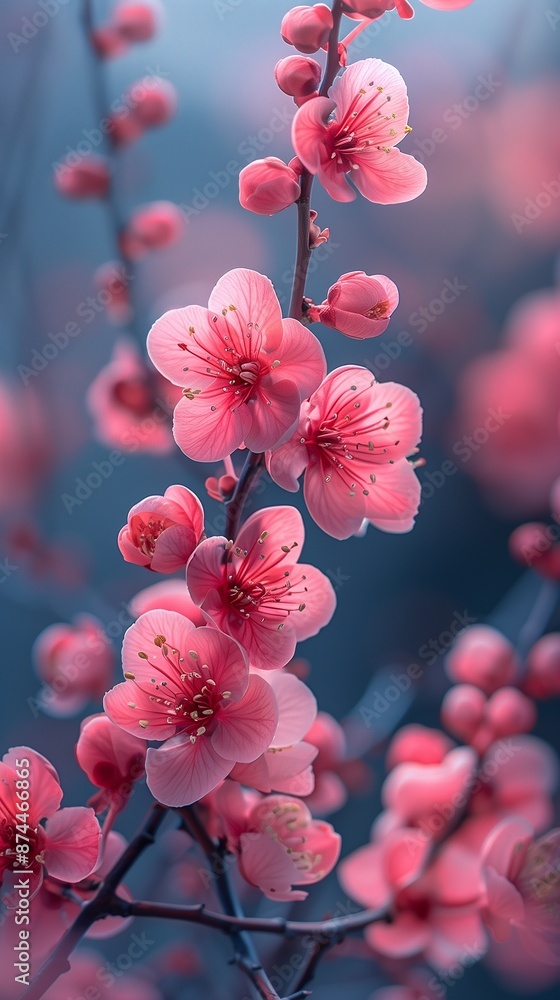 Wall mural blossom in spring