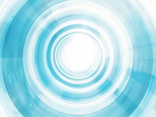 Abstract Blue Circular Motion Background for Technology and Business Presentations