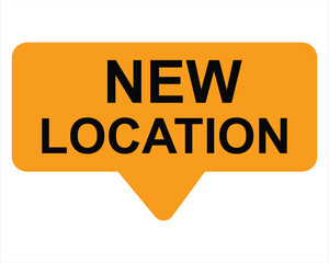 Fototapeta premium new location button on white background. new location button sign