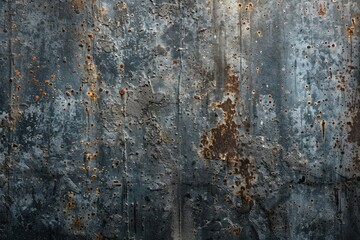 Obraz premium Vintage Instagram style gray rusty metal grunge texture.