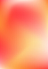 Blurred abstract background. Mesh gradient. Standard poster size. Background for banner, brochure, booklet. Colorful, red, orange, yellow, beige