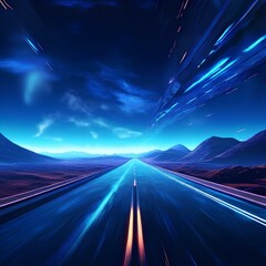 Obraz premium Travel the galactic highway