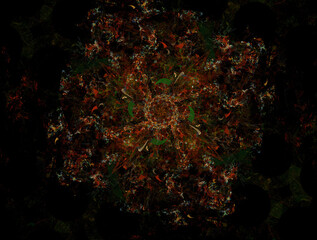 Imaginatory fractal abstract background Image