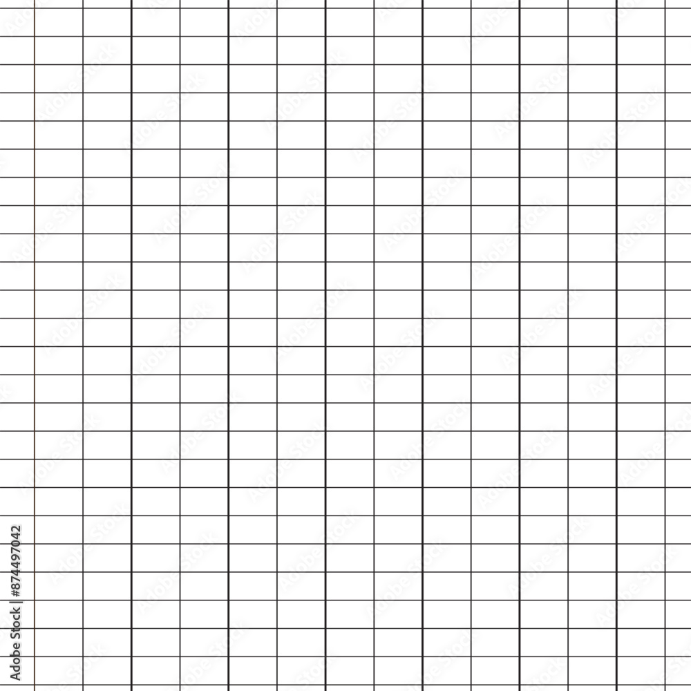 Poster sheet of graph paper with grid. millimeter paper texture, geometric pattern. blue lined blank for dr