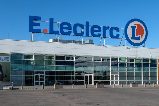 Warsaw, Poland - May 11, 2024: E.Leclerc