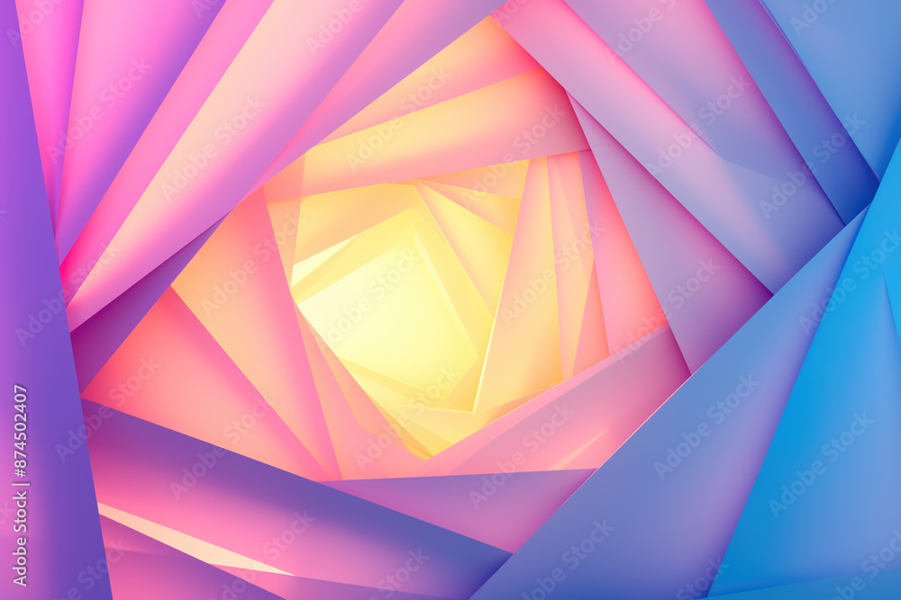 Poster abstract colorful gradient with layered textures