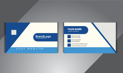 Creative and new modern business card template.