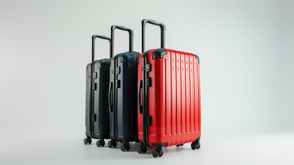 Sleek travel luggage set in multiple colors