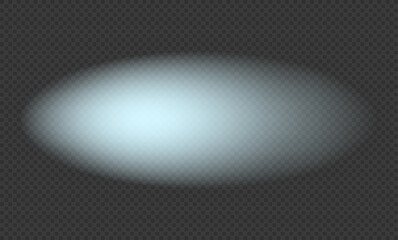 Light effect oval. White glare. Flash. Glitter shining star, glowing spark. Light beam, ray.