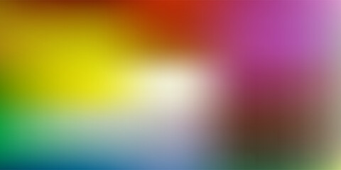 Obraz premium Light multicolor vector blurred layout.