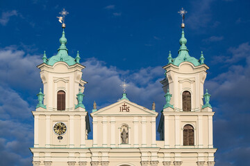 Fototapeta premium St. Francis Xavier Cathedral in Hrodna, Belarus