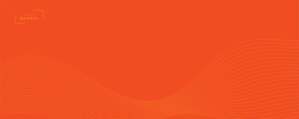 Abstract orange vector background with waves
