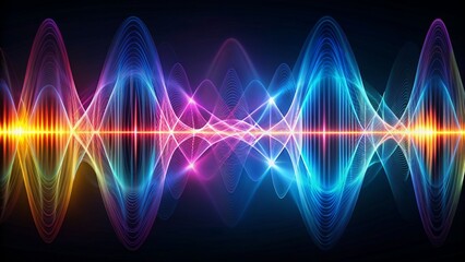 Fototapeta premium Abstract Sound Wave