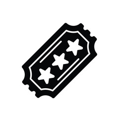 Movie Ticket vector icon