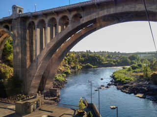 bridge over Spokane River © Tawnee
