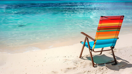 lounge chairs on the beach