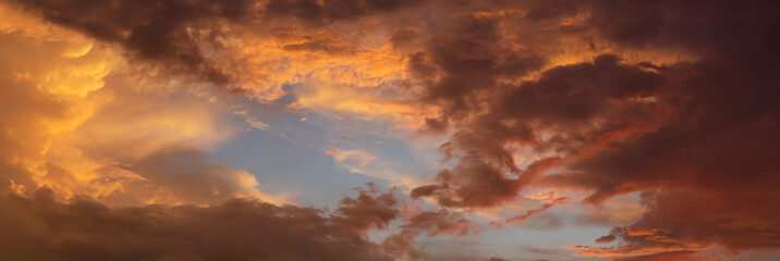 atardecer, panoramica, cielo, naranja, hermoso atardecer, paisaje, puesta de sol