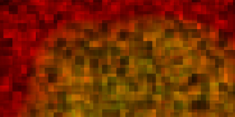 Light Orange vector pattern in square style.