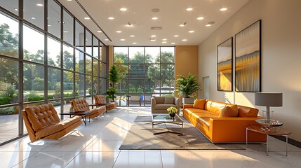  Real estate highlighting a modern Rehabilitation Center with comfortable accommodations, therapy rooms, and professional care