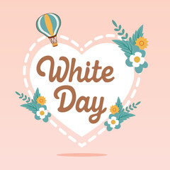 white day Pure Love Vectors
