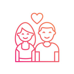 Couple vector icon