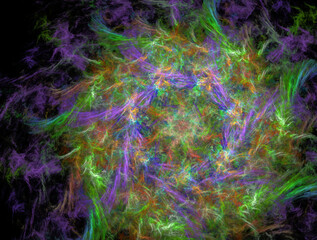 Imaginatory fractal abstract background Image