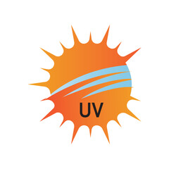 ultraviolet rays icon vector illustration design template