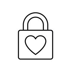 Lock vector icon
