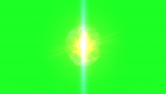 Aura Chakras And Healing Energy on green screen