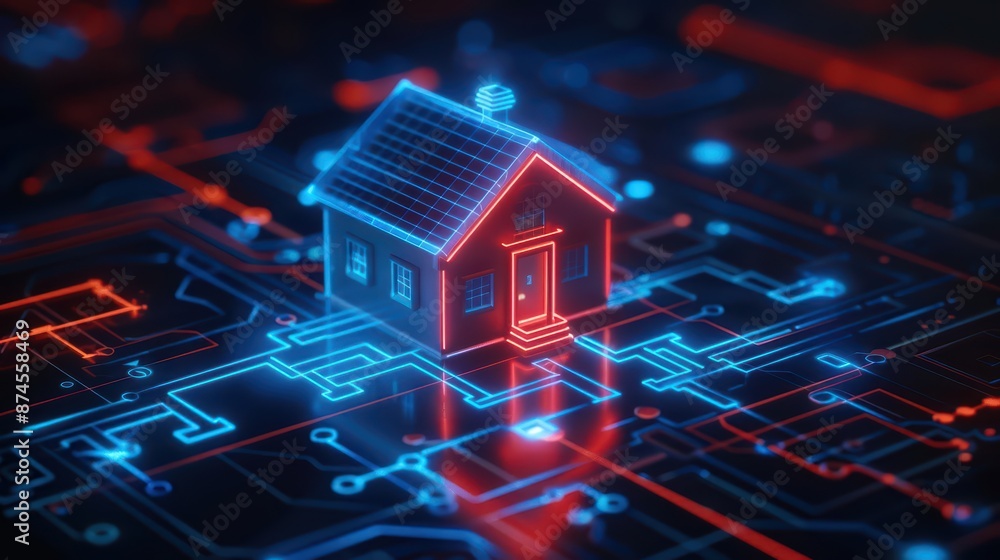 Poster an innovative home automation platform uses enchanted sensors and mystical energy sources to power a