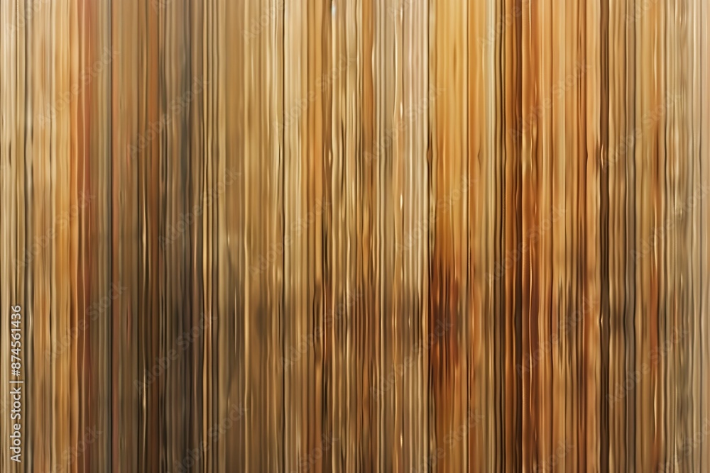 Poster serene and elegant digital art of abstract vertical lines in beige and brown tones emphasizing calmn