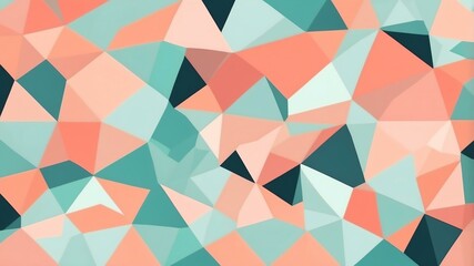 Fototapeta premium abstract color palette wallpaper with coral mint and p background