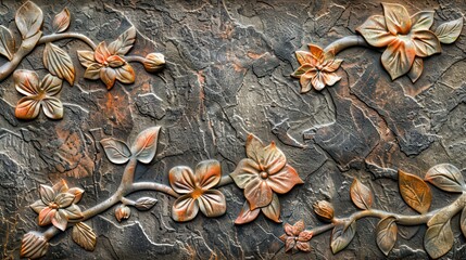 A close-up shot of a ceramic tile
