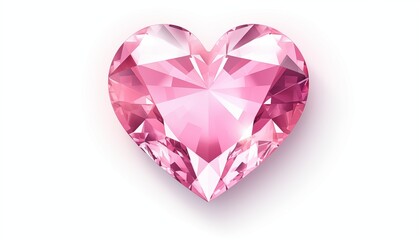 pink heart shaped diamond jewerl