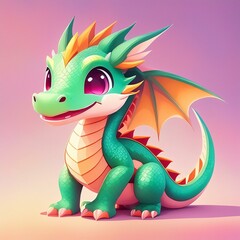 Fototapeta premium かわいいドラゴン