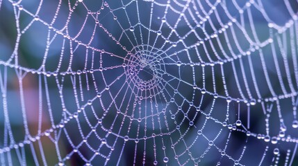 Fototapeta premium Intricate Spider Web Pattern 