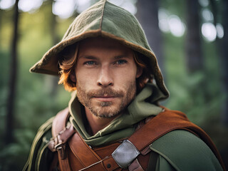 A man with Robin Hood fashion