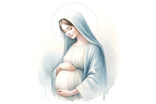 Virgem Maria Gr&aacute;vida de Jesus - Advento 