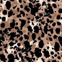 Obraz premium Warm Brown Leopard Spot Grunge Seamless Texture for Products