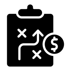 analytics information or data icon, isolated on white background.	