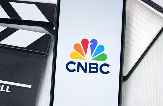 New York, USA - 30 June 2024: CNBC Logo or Icon on Phone Screen