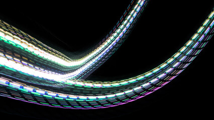 Digital Wallpaper Gaming Streaming Background Futuristic Abstract Neon Overlay Effect