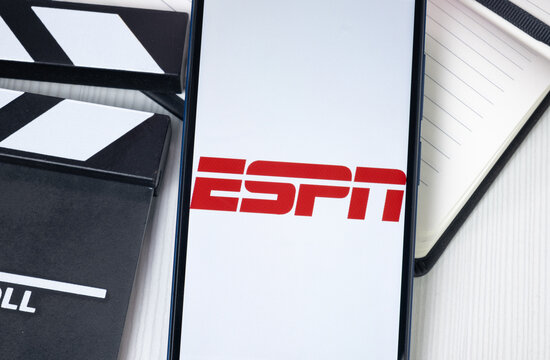 New York, USA - 30 June 2024: ESPN Logo or Icon on Phone Screen