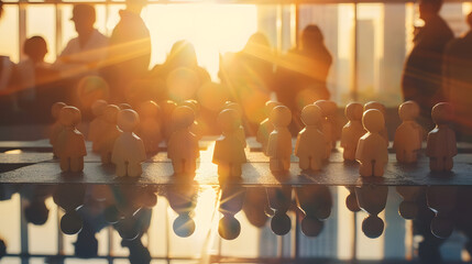 Business leaders promote teamwork and unity through teambuilding activities for success. Concept Team Building, Leadership Development, Corporate Unity, Success Strategies, Collaborative Work