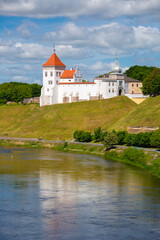 Old castle in Hrodna, Belarus