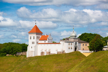 Old castle in Hrodna, Belarus