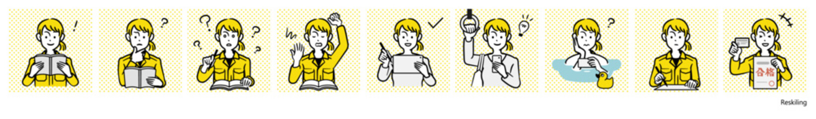 リスキリング｜作業員（女性）
