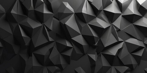 Obraz premium Abstract Black Geometric Pattern
